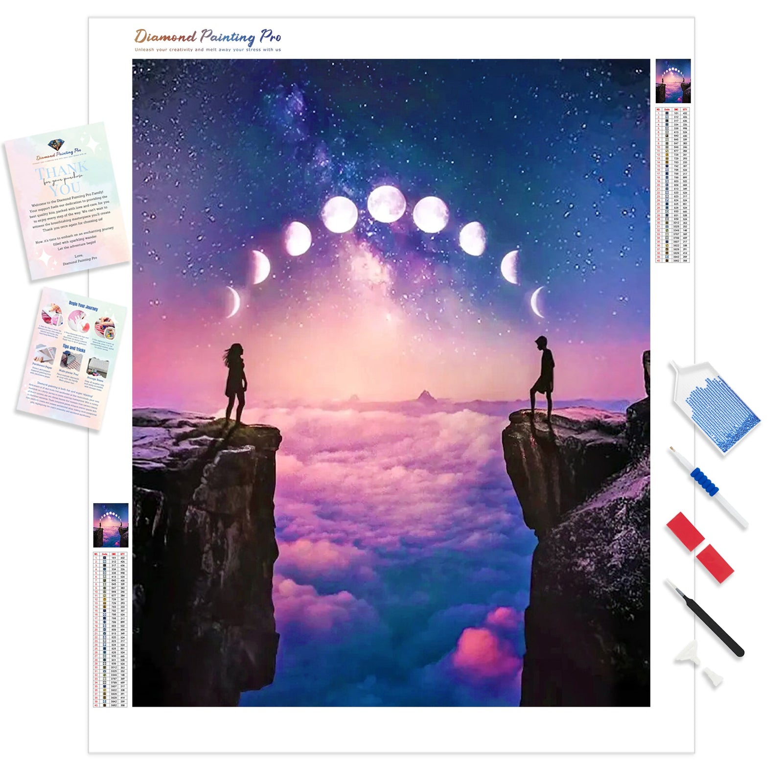 Under the Same Sky | Diamond Painting Kit - Full Drill - Square or Round Diamonds with AB Drills Option