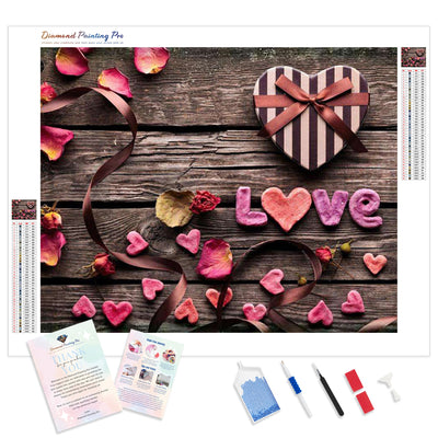 Marshmallow Love | Diamond Painting Kit - Full Drill - Square or Round Diamonds with AB Drills Option