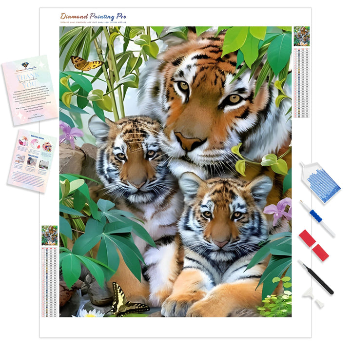 Tiger Family | Diamond Painting