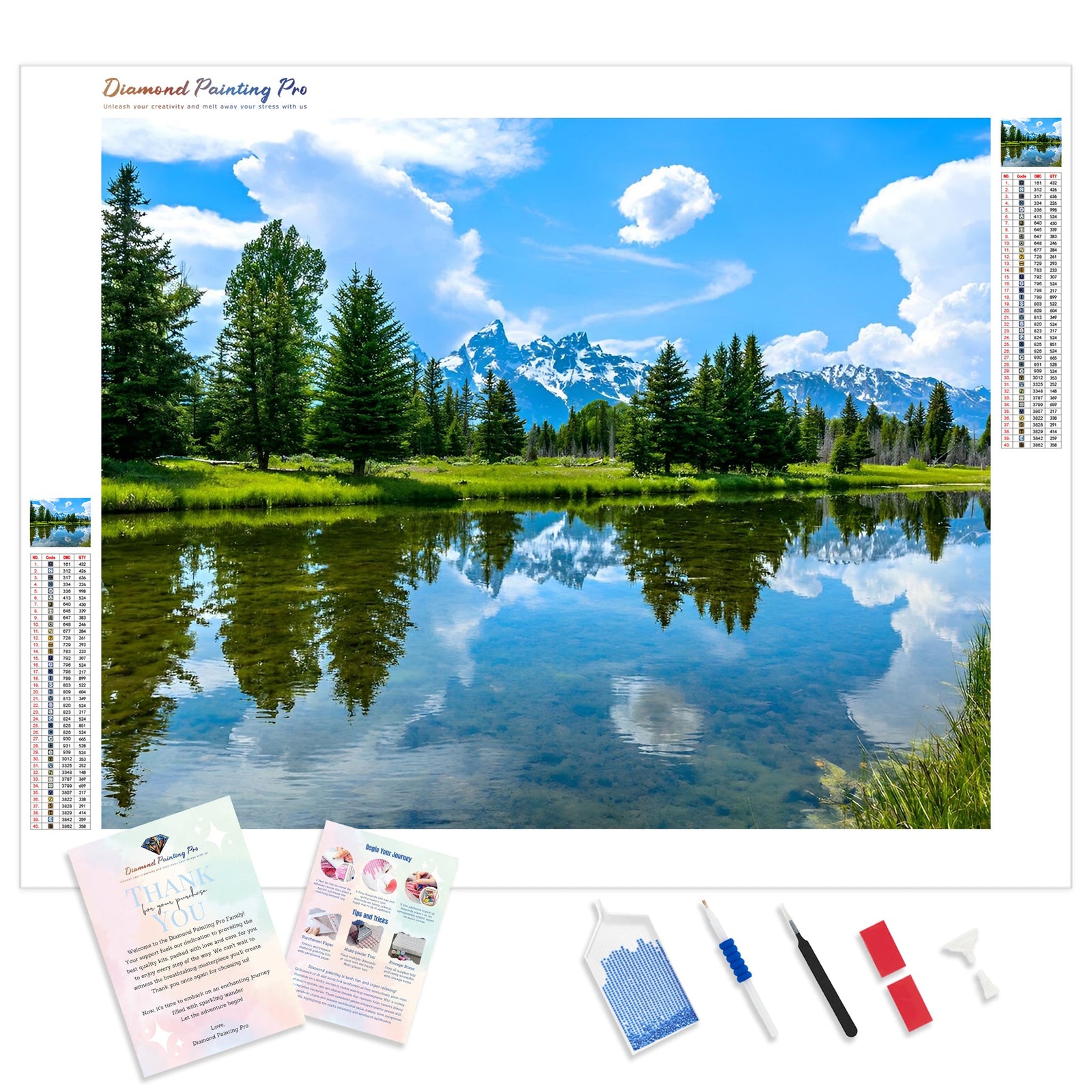 Spring Day | Diamond Painting Kit - Full Drill - Square or Round Diamonds with AB Drills Option