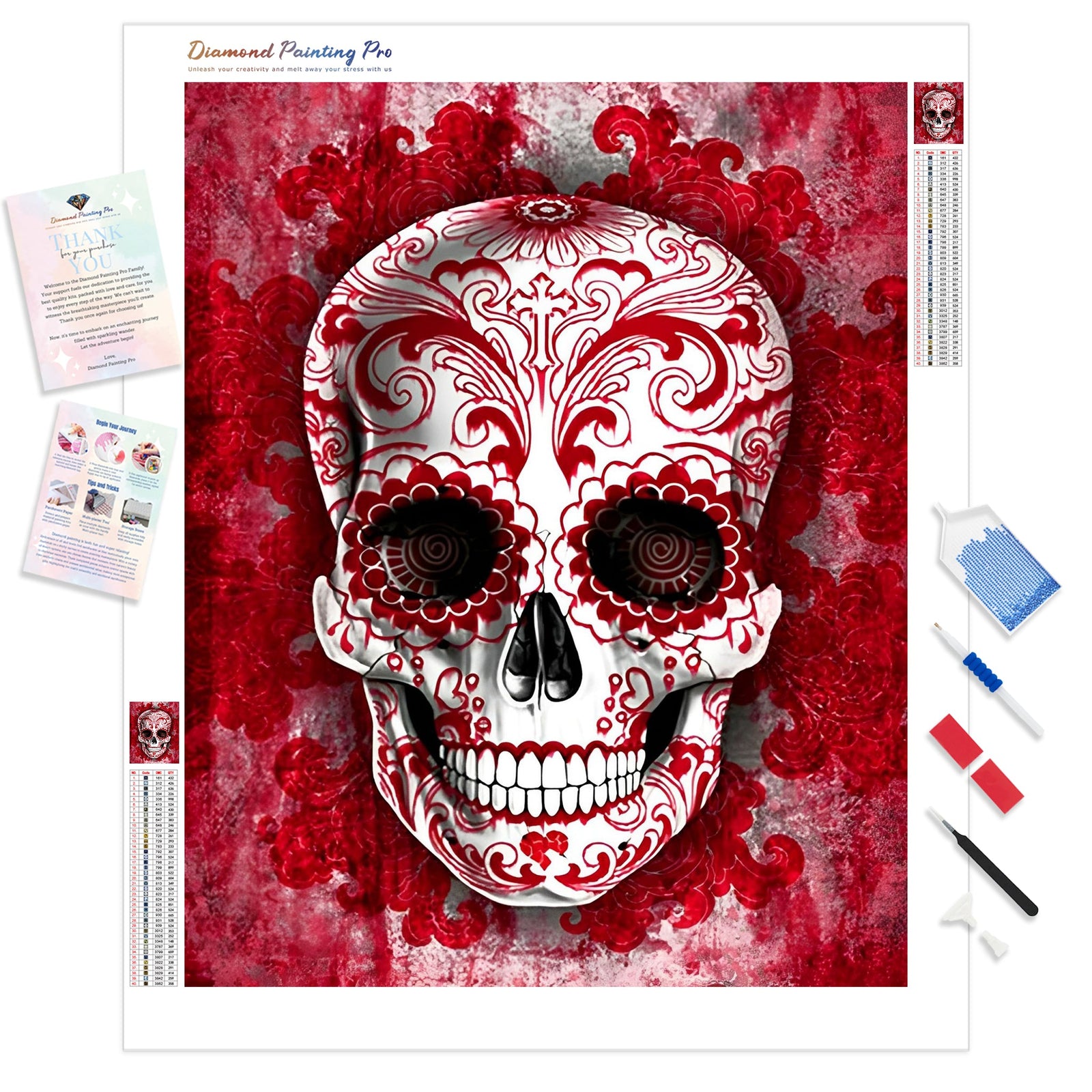 Red Temptation | Diamond Painting Kit - Full Drill - Square or Round Diamonds with AB Drills Option