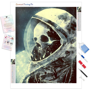 Outer Space Skull | Diamond Painting