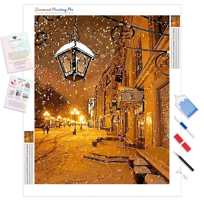 Winter in the Village | Diamond Painting