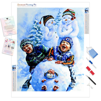 Snowman | Diamond Painting