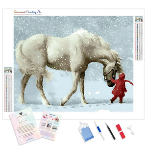 Snow Horse | Diamond Painting