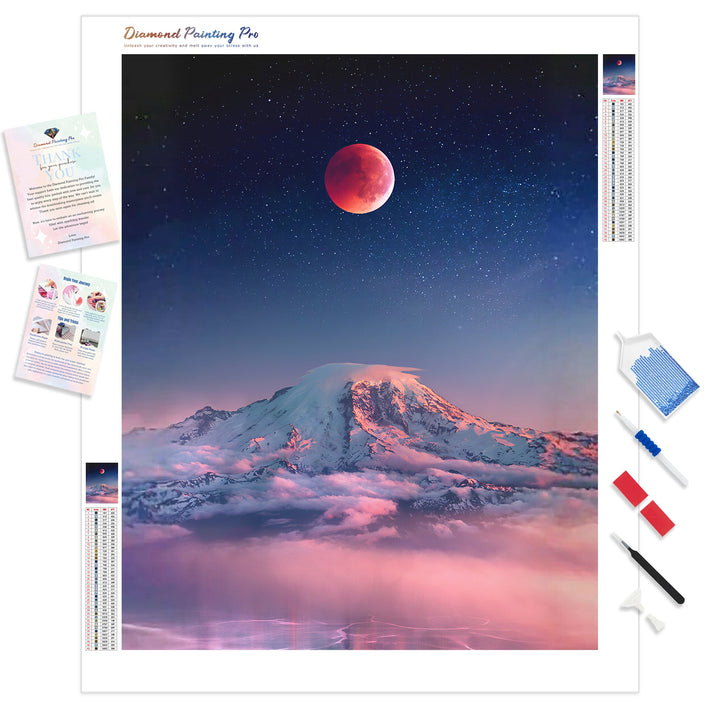 Red Moon | Diamond Painting