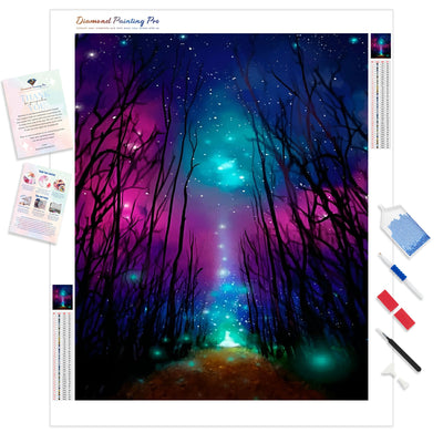 Fluorescent Forest | Diamond Painting