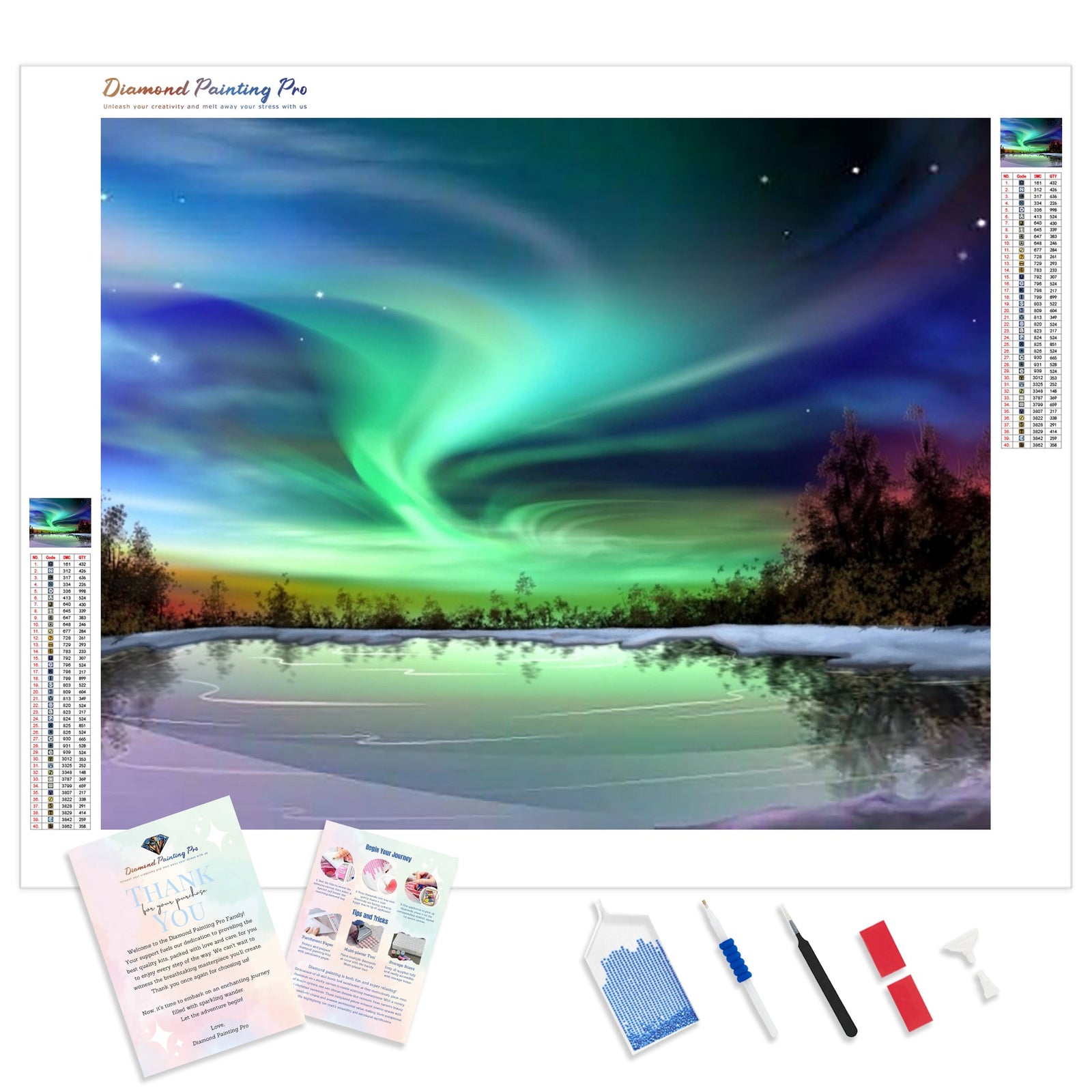 A Magical Night | Diamond Painting Kit - Full Drill - Square or Round Diamonds with AB Drills Option