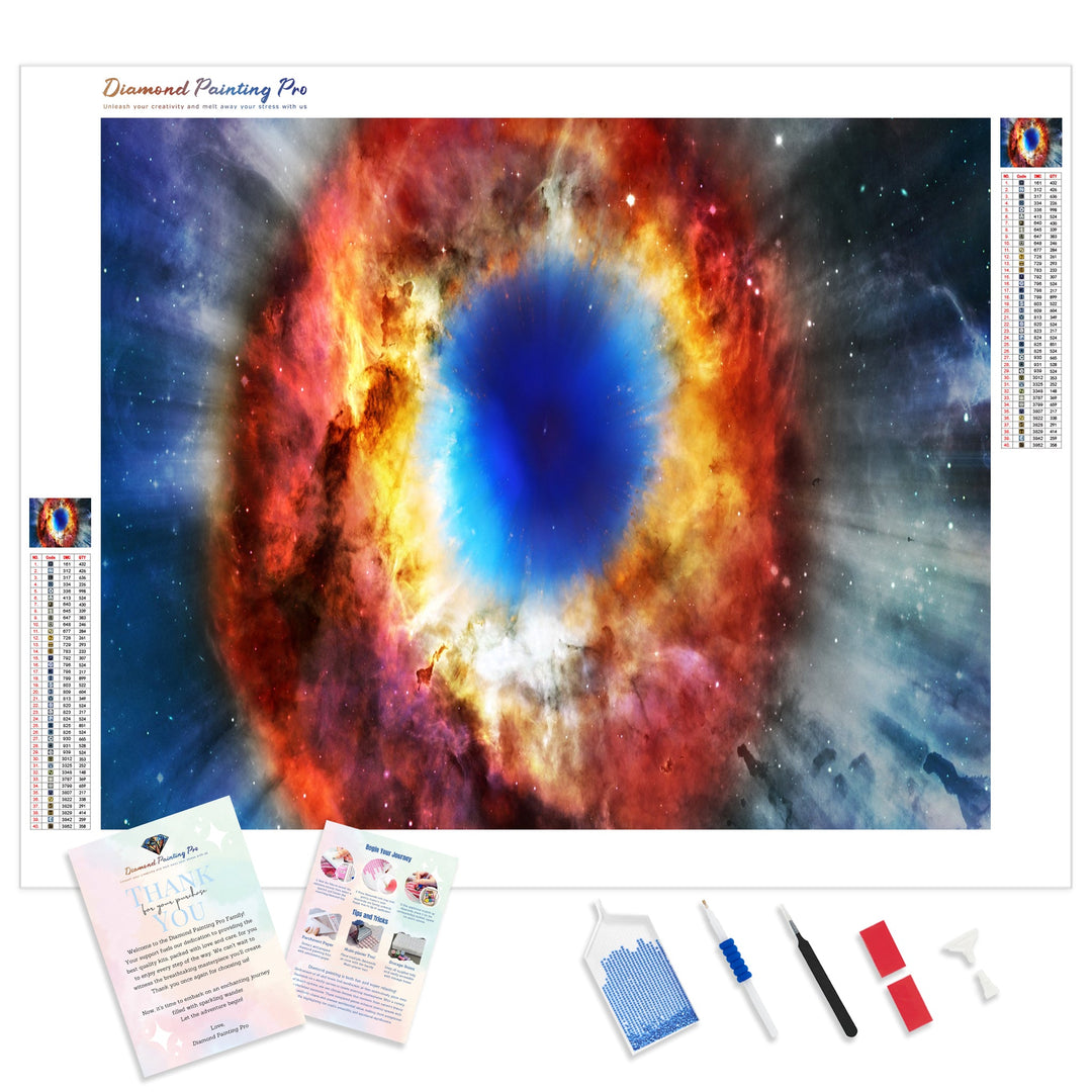 Hubble Space Telescope | Diamond Painting Kit - Full Drill - Square or Round Diamonds with AB Drills Option