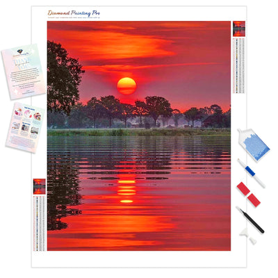 Red Sunset | Diamond Painting