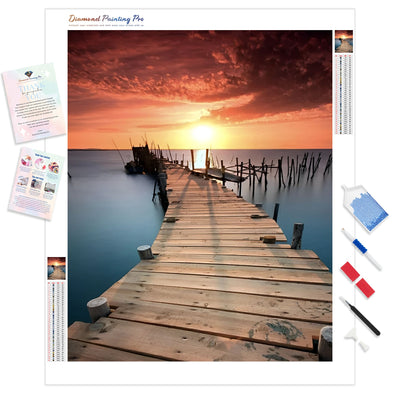 Sunset Boardwalk | Diamond Painting