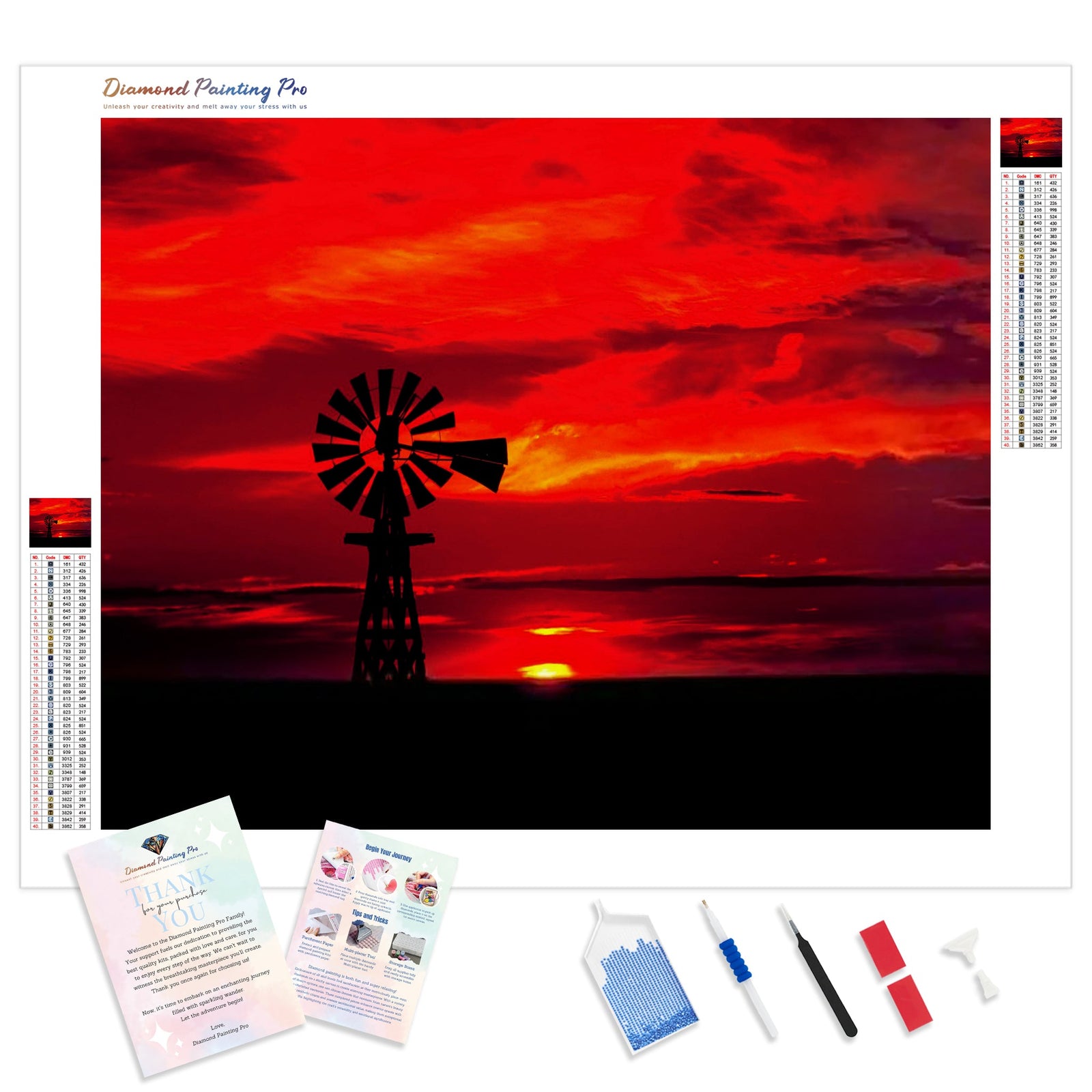 Western Silhouette | Diamond Painting Kit - Full Drill - Square or Round Diamonds with AB Drills Option