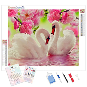 Swans Romance | Diamond Painting