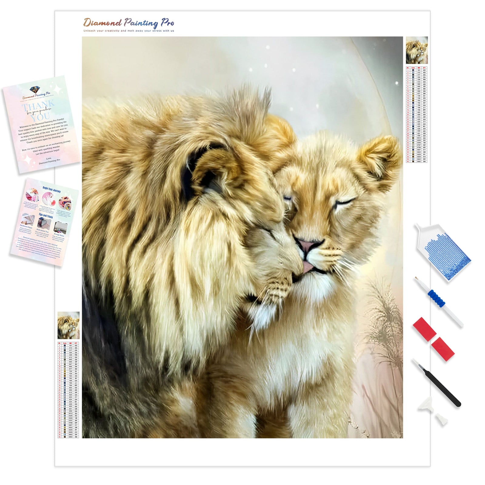 The Kiss | Diamond Painting Kit - Full Drill - Square or Round Diamonds with AB Drills Option