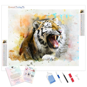 Fierce Tiger | Diamond Painting