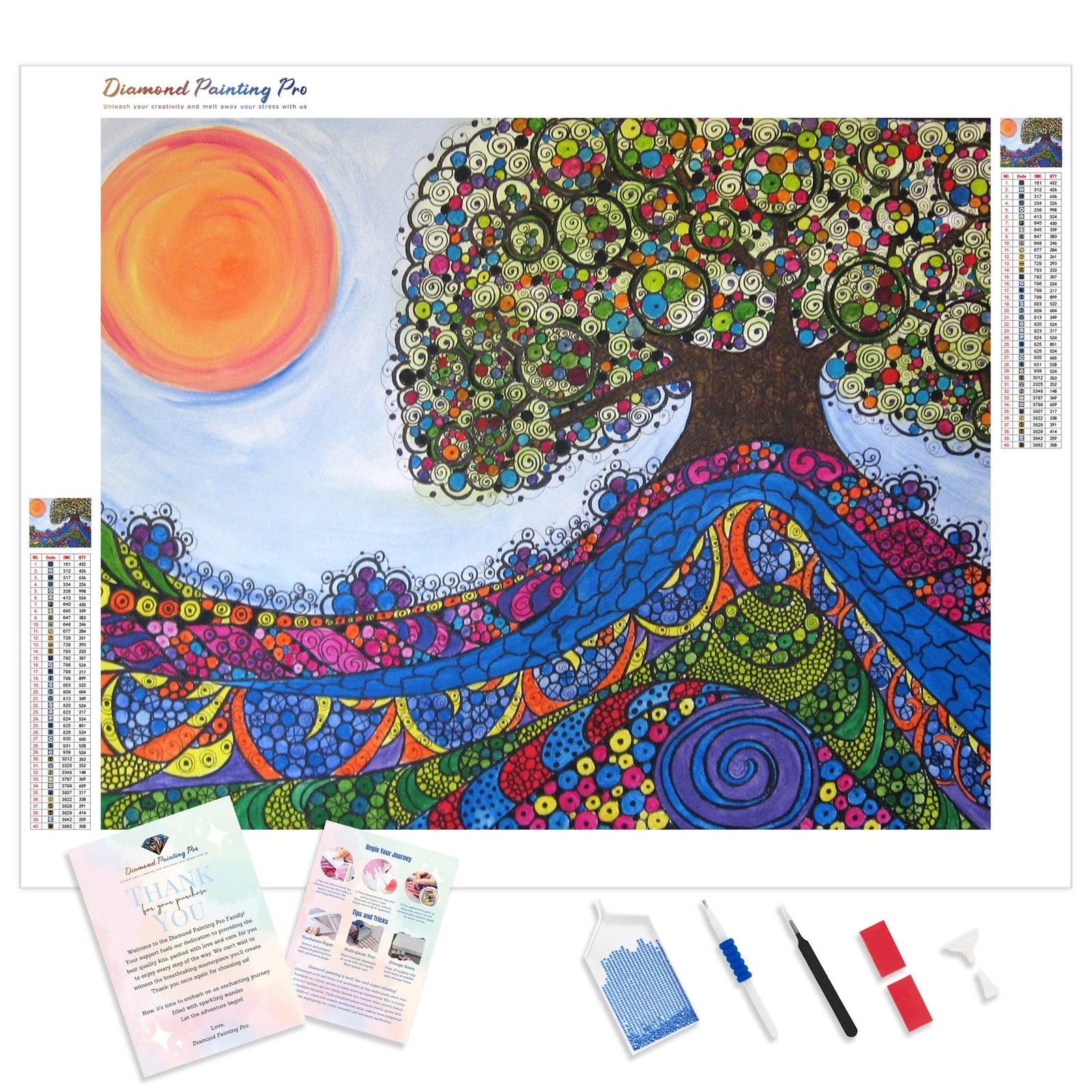 Tree of Hope | Diamond Painting Kit - Full Drill - Square or Round Diamonds with AB Drills Option