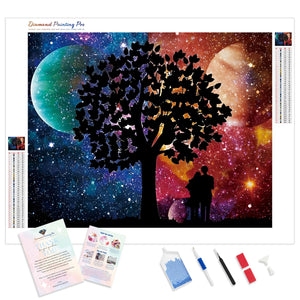 Moon Tree | Diamond Painting