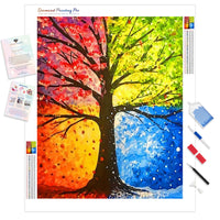 Four season tree | Diamond Painting