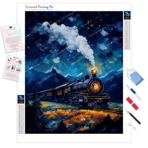 Starry Night Express | Diamond Painting