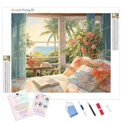 Beachside Morning Serenity | Diamond Painting