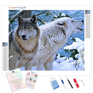 Winter Wolf | Diamond Painting