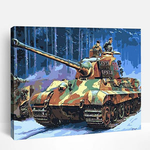 Army Tank | Paint By Numbers