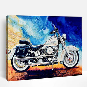 Motorcycle Retro Style | Paint By Numbers