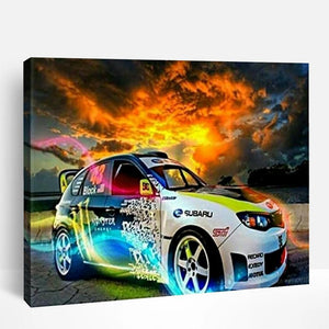 Fiery Race | Paint By Numbers
