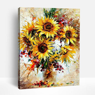 Happy Sunflowers | Paint By Numbers