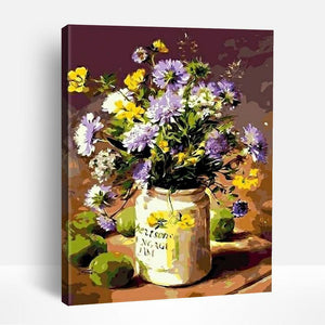 Flower in Jar | Paint By Numbers
