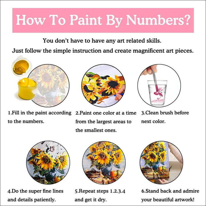 White Flower | Paint By Numbers
