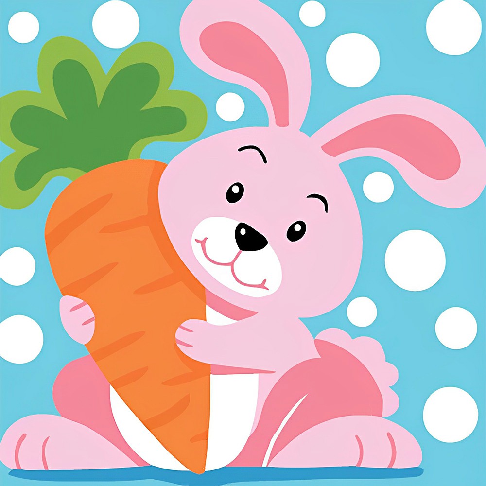 Bunny's Big Carrot Adventure | Diamond Painting
