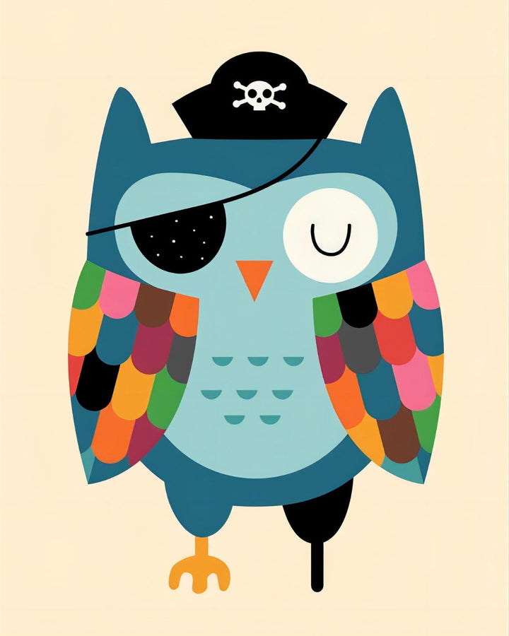 Pirate Owl Adventures | Diamond Painting
