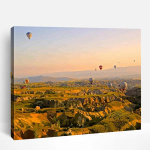 Hot Air Balloons | Paint By Numbers