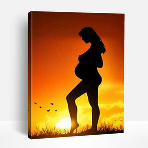 Mother Silhouette | Paint By Numbers