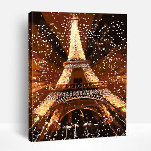 Eiffel Tower at Night | Paint By Numbers