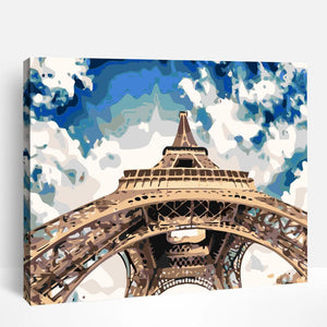 Eiffel Tower from Below | Paint By Numbers