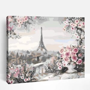 Eiffel Tower in Bloom | Paint By Numbers