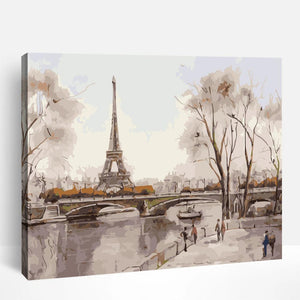 Romantic Eiffel Tower | Paint By Numbers