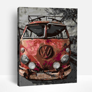 Old VW Car | Paint By Numbers