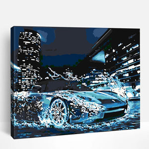 Electro Car | Paint By Numbers