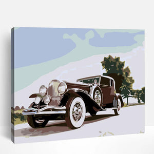 Retro Car | Paint By Numbers