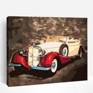 Red Roadster | Paint By Numbers