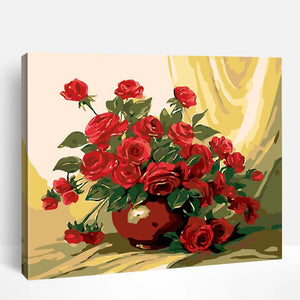 Roses and Drape | Paint By Numbers