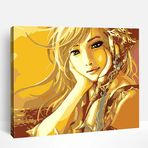 Girl in Gold | Paint By Numbers