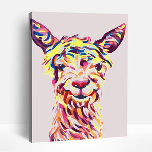 Colorful Alpaca | Paint By Numbers