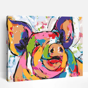 Colorful Pig | Paint By Numbers