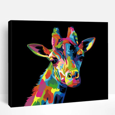 Colorful Giraffe | Paint By Numbers