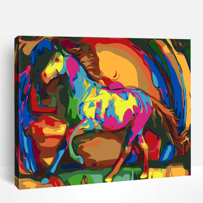 Colorful Horse | Paint By Numbers