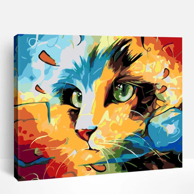 Colorful Cat | Paint By Numbers